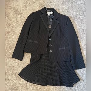 Jones New York Polka Dot Vintage Skirt Suit Sz 8p